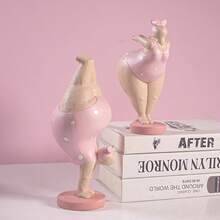 1pc Plus Size Women's Fashionable Artistic Resin Sculpture | Handmade Resin Home Decor, Suitable For Living Room And Office, Modern Home Decoration, Applicable For Various Room Types And Holidays - 1PC - View 7