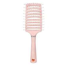 1 pieza Cepillo secador de pelo anti-gran salida de aire, cepillo para cabello grueso y largo rizado de mujer, cepillo volumizador para secar el cabello rápidamente y alisarlo, herramienta de peinado curva anti-estática, apta para cabello húmedo y seco, peine, herramienta de peluquería, producto y accesorio para peinado, aplicable para temporada de peluquería - Gris - Ver 10