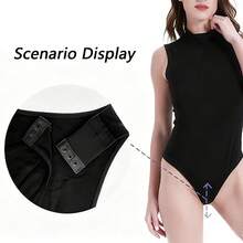 1/3pcs Premium Tight Clothing Extender, Women Bodysuit Length Extender Clips For Comfortable Fit - Multicolor - View 3