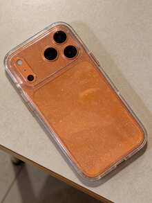 1个奢华闪亮透明软手机壳，兼容 17 Pro Max、17、16、15、14、13 Pro Max、15、16 Plus、17 Air，闪亮摄像头保护盖 - 無色 - 查看 5