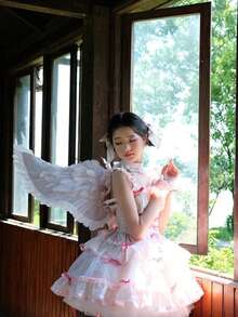 Lolita Dresses - Ballet Pink JSK Overalls - View 3