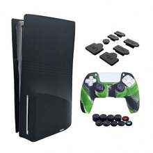 2pcs Compatible With PS5 Pro CD-ROM Edition, 5 Pro Console Protective Sleeve, Silicone Game Console Cover, Dust-Proof, Scratch-Resistant, Waterproof, Skin-Friendly Soft Silicone, Easy To Install And Store, Enhance Gaming Experience - View 1