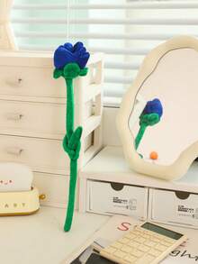 毛绒玫瑰花填充玩偶花束,花茎可弯曲,柔软可弯曲的红色玫瑰花束,适合母亲节、生日、毕业典礼等场合。 - 彩色 - 查看 20