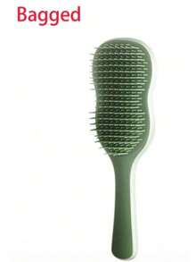 1 Wet And Dry Anti Tangling Comb, Equipped With Scalp Massager And Anti Slip Handle, Is A Must-Have Gentle Hair Accessory And Care Product For Women, Suitable For Curly, Straight, Thick And Thin Hair, Styling Tool | Portable, Daily And Travel Use, No Tangling Shiny Hair, Home Decoration, Women's Gifts - Multiple Styles - View 15