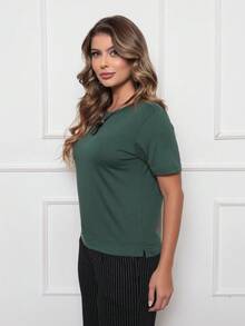 DELLAMARCA Women T-Shirts - Dark Green - View 2