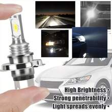 ROADSUN 超亮 H4 H7 H11 9005/HB3 9006/HB4 LED 灯泡 55000LM 6500K 适用于汽车前大灯/雾灯 - V3 - 查看 5