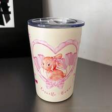 Stainless Steel Rabbit Design Coffee Cup, Portable Insulated Travel Mug - Multicolor - View 7