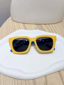 1副男女童（4-8岁）软硅胶太阳镜，偏光防紫外线，防碎且可弯曲，酷炫休闲风格，是生日礼物、假日郊游和四季佩戴的完美之选，附赠眼镜盒 - 彩色 - 查看 3