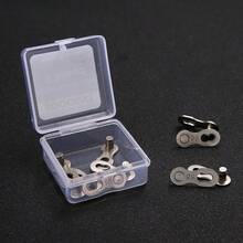 MUQZI 5 Pairs 1 6/7/8/9/10/11/12 Speed Chain Link Bicycle Missing Link Connectors - Silver - View 1