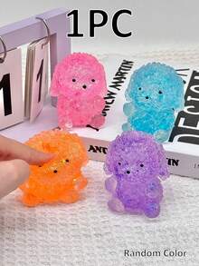 1/4个闪光水晶怪兽，柔软慢回弹，粘性减压玩具，Taba Squishy，旅行便携式指尖挤压玩具，Squisy，适合所有年龄段自闭症儿童，理想的节日礼物，斋月礼物，可爱小玩意，生日礼物，复活节礼物，万圣节礼物，圣诞节礼物，圣诞袜填充物，指尖玩具，儿童派对礼物，蓝色适合男孩，粉色适合女孩，儿童游戏，儿童玩具，男孩游戏，女孩游戏，儿童游戏。 - 彩色 - 查看 28