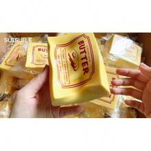 黄油慢回弹软胶玩具，超柔软黄油棒慢回弹软胶，粘稠黄油造型减压玩具，逼真软食物造型，缓解焦虑，感官玩具，慢回弹玩具，Needo，指尖玩具，慢回弹玩具 - 彩色 - 查看 9