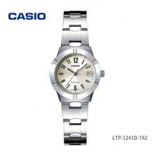 Casio LTP-1241D Women's Watch, Small Dial, Stainless Steel Strap, Everyday Water Resistant Quartz Wristwatch - one-size - View 10