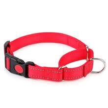 1pc Reflective Martingale Dog Collar With Quick Release Buckle, Non-Choke Martingale Dog Collar, Durable Nylon Dog Collar - Reflective Nylon Dog Collar, Suitable For Small To Large Dogs Choke-Free Training Collar - Gentle Control, Durable - Multicolor - View 14