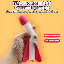 脚踏式火箭发射器玩具，脚踏动力气动火箭发射器，带LED发光泡沫火箭，跳跃动力飞行火箭发射器套装，柔软泡沫火箭玩具，高空发射，轻松启动的户外气动火箭发射器，耐用稳定的防滑底座设计，互动趣味玩具 - 彩色 - 查看 6