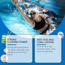 Jue-Fish 防雾喷雾，眼镜除雾剂，护目镜，时尚眼镜，泳镜清洁防雾剂 - 液體 - 查看 3