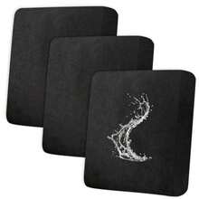 Waterproof Couch Cushion Covers - Stretch Washable Slipcover with Elastic Non-Slip Design Furniture Protector for Pets 3 Cushion Sofa Black - Negro - Ver 1