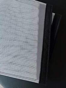Mosquito Proof Mesh Screen, Self-Installation Invisible, No Drilling, Easy Zipper Mesh Door/Window, Self-Adhesive - Black-edged White Mesh Zipper Style - View 5