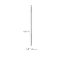 5-10pcs Wholesale Thick Needles 10-25cm (3.94-9.84 Inches), 30cm (11.81 Inches) Large Eye Leather Sewing Needles, Steel Needles With Large Holes, Craft Tools - Silver 3.0mm - View 8