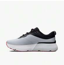 Under Armour Women's Sneakers, Shock-Absorbing, Wear-Resistant, Lightweight, Breathable Running Shoes For Fitness Training - Grey/Black - View 4