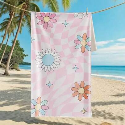 Ultra-Soft, Quick-Drying Microfiber, Highly Absorbent No-Sand Towel, Suitable For Swimming, Poolside, Yoga, Travel - Lightweight And Compact