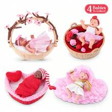 Set de 5 cápsulas mini misterio de bebés, serie 1, 2 o Sweethearts disponibles, muñecas y juegos de juguetes mini realistas coleccionables, juguetes de rol como regalo para niñas de 3+ años - Multicolor - Ver 11