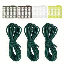 Set de 7 piezas: Alarma de mordida con rejilla + Tubo de goma suave europeo para pesca de carpa de 2m, Accesorios anti-pesca de carpa, Set de equipo de pesca estilo europeo - Multicolor - Ver 16
