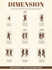 1 bộ ga trải giường mềm mại và thoáng khí, chất liệu nhẹ như mây, phù hợp với giường đôi, giường 1.5m, giường 2m, độ dày nệm 25.4cm, thích hợp cho gia đình và ký túc xá, đồ dùng gia đình. - Nhiều màu - Xem 4