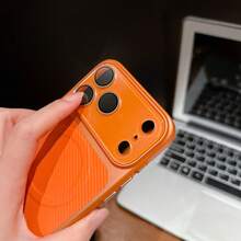 1 ốp lưng điện thoại mặt kính vân sợi carbon, thiết kế tối giản hiện đại - Phù hợp với 17 Pro Max/17 Pro/17 Air/17/16 Pro Max/16 Pro/16/16 Plus/15/15 Pro Max/15 Pro/15 Plus/11/12/13/14 Pro Max/11 Pro/11 Pro Max/12 Pro/12 Pro Max/13 Pro/13 Pro Max/14 Pro/14 Pro Max, ốp lưng điện thoại thời trang tối giản bóng bẩy. - Nhiều màu - Xem 4