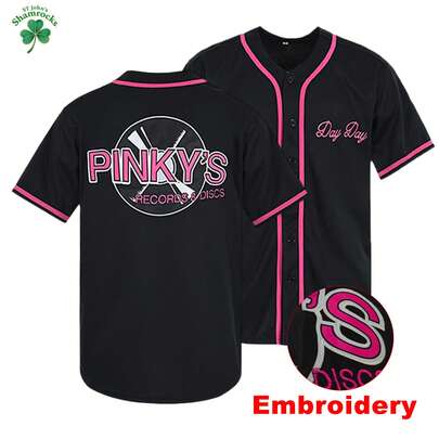 MEAN MACHINE Next Friday Pinky's Movie Hip Hop Baseball Jersey, Black Party Shirt Stitched, Unisex