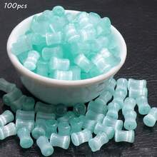 6x4毫米穿珠猫眼竹节玻璃珠，手工DIY串珠手链项链配件散珠 - 彩色 - 查看 25