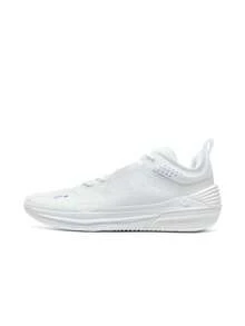 XTEP [Tesheng Youyun 10X Wang Hedi] D2 | Giày bóng rổ cổ thấp, giảm sốc, chống trượt, giày bóng rổ chuyên nghiệp, màu trắng cổ điển - Trắng cổ điển - Xem 6