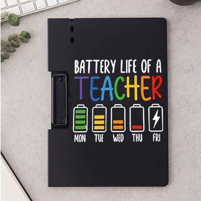 Chemise de classement A4 - Thème enseignant Conception imprimée | Matériau PP durable | Transparent et imperméable | Convient pour l'organisation des dossiers | Choix idéal pour la maison, l'école et le stockage au bureau