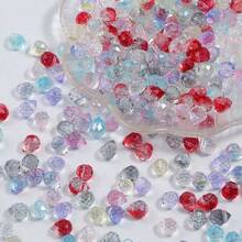 20 hạt cườm thủy tinh hình quả dâu tây dễ thương, hạt đệm dùng để làm đồ trang sức DIY, vòng cổ, vòng tay. - tự làm lấy - Xem 2