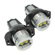 2个E90 6W LED雾灯天使眼装饰灯，直接插入式 - E90 6W - 查看 1