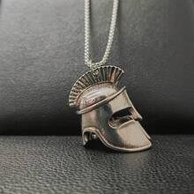 AD Vintage Punk Angel Evil Repellent Bell, Light Gray Stainless Steel Motorcycle Bell, Unisex Riding Decor Modification Accessory For Motorcycles And Bicycles - Roman Warrior Helmet - View 6