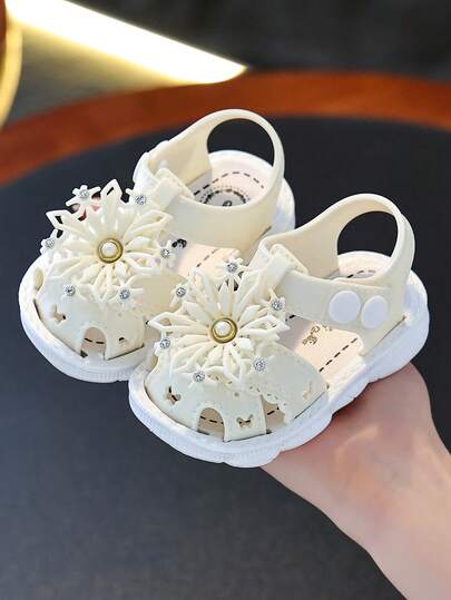 Children's Floral Sandals, New Summer Design, Girls' Student Indoor/Outdoor Casual Comfortable Slippers
