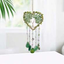 1pc Colorful Sun Catcher, Heart-Shaped Crystal Wind Chime, Crystal Pendant, Sun Catcher, Home Decor, Birthday Gift, Valentine's Day Gift - Love - View 18