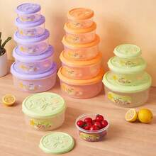 CASAMAX WL Conjunto de 5 organizadores de alimentos de diferentes medidas. Diseño de estrella. Organizadores de alimentos en diferentes capacidades. Color se envía al azar - Ver 6