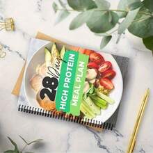 28-Day High-Protein Diet Plan - Nutritious And Delicious Recipes To Boost Energy, Build Muscle And Lose Weight. Suitable For Beginners. In English. Meal Planning | Spiral-Bound | Durable - A5 - View 5