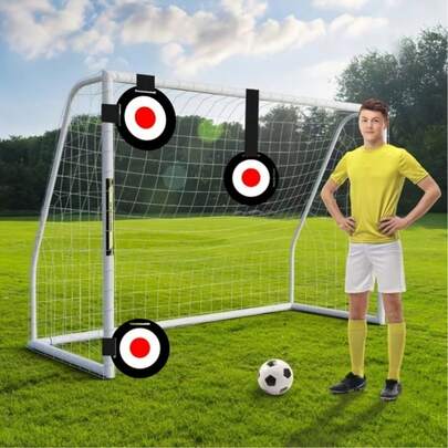 1pc Black & Red Soccer/Football Training Target, Suitable For Football, Baseball, Field Hockey, Lacrosse Sports, Improve Accuracy & Skills, Youth Sports Equipment, Durable Training Target