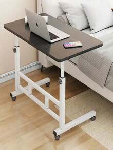 Adjustable TV Tray Table Comfortable Laptop Table Dinner Trays for Eating TV Dinner Tray on Bed Sofa for Eating Reading  60x40cm Escritorio para computadora, Puede Subir o Bajar la Altura (60~90cm), Escritorio Grande d - Amarillo - Ver 3
