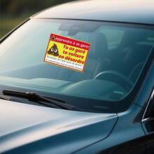 120pcs French Parking Violation Stickers Illegally Parked Decal 2x3 Inch Multi Reasons Parking Violation Label Funny Prank It's Time To Punish Parking Lot Idiots Gag Gift - A - View 5