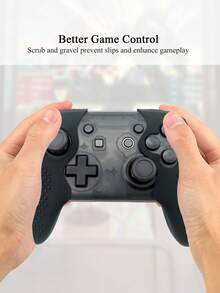 2个Switch Pro手柄保护套 + 10个摇杆帽套装，硅胶游戏手柄保护套，防滑、防汗、防刮，提升游戏体验 - 查看 5