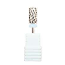 Easy Nail 1pc Silver Tungsten Steel Barrel Nail Drill Bit - 4XC Extra Coarse Type, Suitable For Removing Hard Gel Nail Polish, Bi-Directional For Left & Right Hand, Professional Nail Tool - Multicolor - View 4
