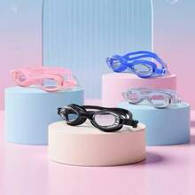 Kính bơi trẻ em chống sương mù, không rò rỉ, chống tia UV, chất liệu silicon mềm mại, dành cho bé trai và bé gái từ 3-12 tuổi. - Nhiều màu - Xem 1