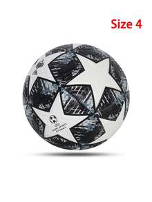 1pc Standard Size5 Size4 Soccer Ball Thickened PU Leather Training Football Durable And Wear-Resistant Seamless Waterproof Design For Teenagers Adults Indoor/Outdoor Sports Competition Matches School Game Beach Game And Entertainment, Comes With Air Needle And Mesh Bag, Perfect Gifts For Easter And Birthday, Happy Spring Accessories - Multicolor - View 13