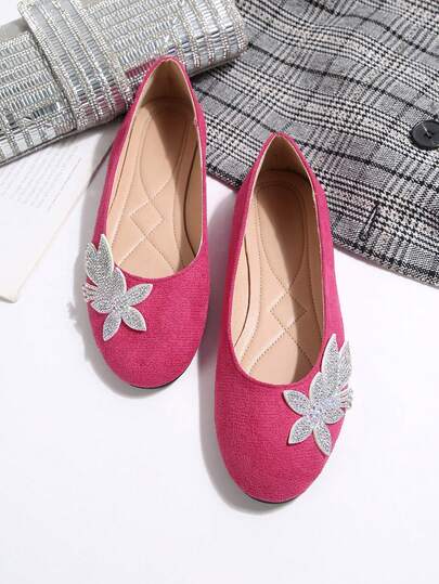 女士方头蝴蝶结装饰平底玛丽珍鞋，休闲舒适软底乐福鞋，百搭时尚轻便护士鞋，适合妈妈们穿着