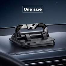 New Car Phone Holder With Parking Plate Design, Multifunctional Foldable, Made Of ABS Material, Waterproof, Suitable For Various Mobile Devices, Including Fixing Clip - A - View 12