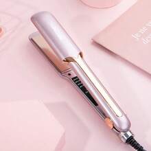 专业陶瓷直发器，插电式加热，快速调温，适合家庭和沙龙使用，护发礼品 - 美規A型插(110-127V) - 查看 1