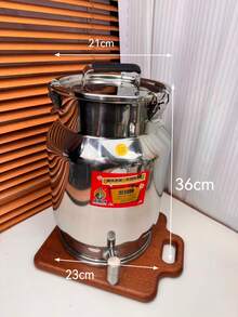 Dragon Head Design Sealed Storage Barrel, Suitable For Storing Rice, Grains, Beans, Peanuts, Oil, Tea, Pet Food. Large Capacity Stainless Steel Grain Container With Double Locking Lid, Moisture-Proof, Multi-Purpose - View 17